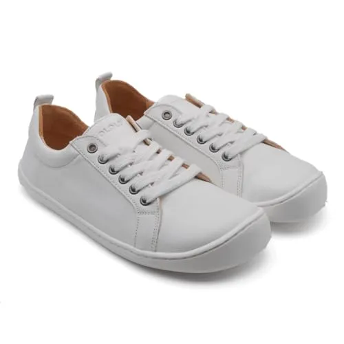Pololo Plus Barfußschuhe für Erwachsene – Bequeme Barfuß Sneaker - Hochwertiges, chromfreies Naturleder sorgt für Atmungsaktivität und Komfort. Ergonomische Passform mit ultraflexibler Sohle für ein natürliches Laufgefühl. Ideal für jeden Anlass – passt zu Jeans und Business-Casual.