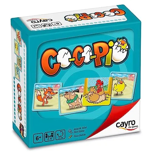 Cayro – Co-Co-Pío-Spiel – Holen Sie Sich DREI Küken vor dem Rest – Geschwindigkeitsspiel mit Freunden und Familie – Wer am schnellsten ist, GEWINNT