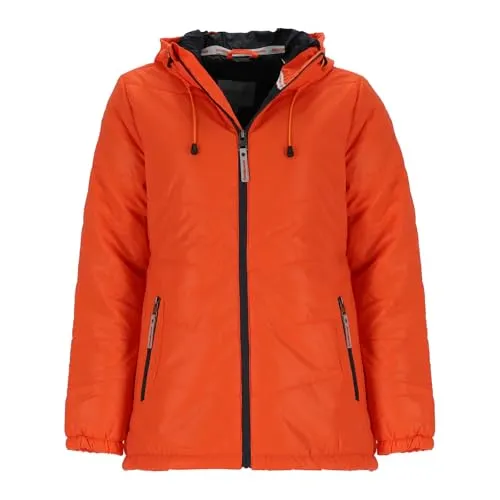 Coastguard Damen Steppjacke reflektierend mit Kapuze - Gesteppte Jacke unifarben