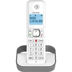 Alcatel F860 DECT-Telefon, Anrufer-ID, Grau - Grau