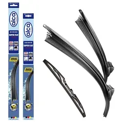 alca Scheibenwischblätter für VOLVO XC70 I (Set, 3-St.) - Scheibenwischer Set für VOLVO XC70 I (08.2004 - 07.2007) mit 2x Scheibenwischer und 1x Heckwischer. MAßGESCHNEIDERT mit Adapter für perfekte Passform und NANO-Graphit-Technologie für streifenfreies Wischen.