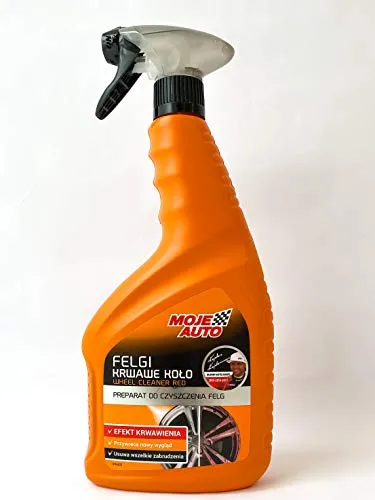 Moje Auto Felgenreiniger 750ml - Felgenversiegelung, kraftvoller Reiniger für strahlende Felgen und effektiven Schutz vor Schmutz und Bremsstaub.