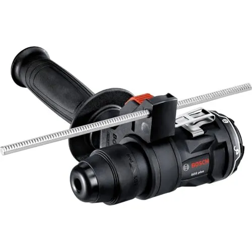 Bosch Bohrfutter FlexiClick-Aufsatz GFA 12-H - SDS+ Werkzeugaufnahme für GSR 12V-35 FC, verwandelt Bohrschrauber in Bohrhammer mit 0,9 J Schlagenergie und Zusatzhandgriff für optimale Kontrolle