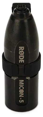 Rode MiCon 5 XLR Phantomadapter - Phantomspeiseadapter für Lavaliermikrofone, wandelt 12-48 V auf 3-5 V. Robuste Bauweise für jahrelange Zuverlässigkeit, ideal für kreative Audioanwendungen.