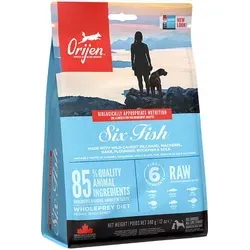 ORIJEN Six Fish Dog 2kg - Natürliches Hundefutter mit frischem Fisch, reich an hochwertigen Nährstoffen und 3% Rabatt für Stammkunden