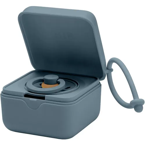 BIBS Dummy Case Schnullerbox Petrol 1 St. von BIBS