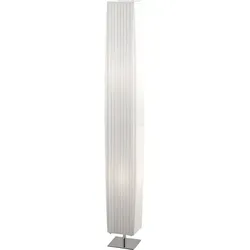 Watt LED Steh Stand Leuchte Lese Licht Textil weiß von ETC Shop