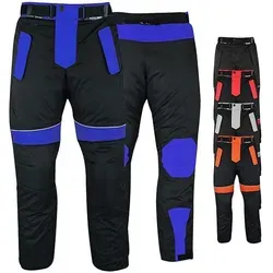 German Wear GW302T Herren Motorradhose - Atmungsaktive und wasserabweisende Kombihose in Größe 56/2XL, ideal für komfortable Motorradtouren in Blau.