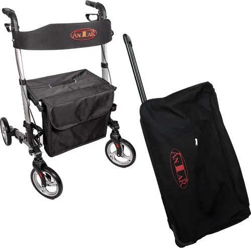 Antar Rollator Leichtgewicht Klappbar mit Transporttasche