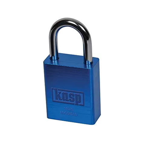 Kasp Vorhangschloss Aluminium, blau K14040BLUD