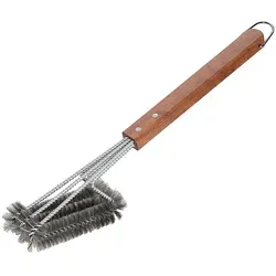 Küchenprofi 3-Kopf-Grillbürste Texas BBQ - Effektive Grillreinigung mit 3 Köpfen für gründliche Ergebnisse. Ideal für BBQ-Liebhaber, die Wert auf sauberes Grillvergnügen legen.