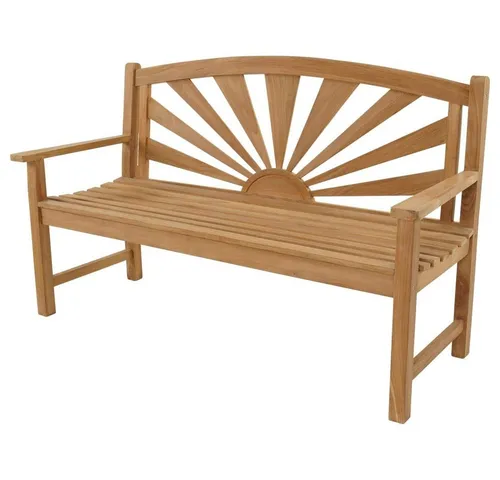 Lesli Living Gartenbank SUNBURST aus Teak Holz 156 cm - Genießen Sie die stilvolle Lesli Living Gartenbank SUNBURST – gefertigt aus hochwertigem Teakholz, ideal für Garten und Terrasse. Mit 156 cm bietet sie ausreichend Platz für entspannte Stunden im Freien.
