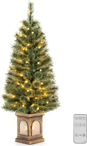 Künstlicher Weihnachtsbaum 120 cm mit Beleuchtung und Timer