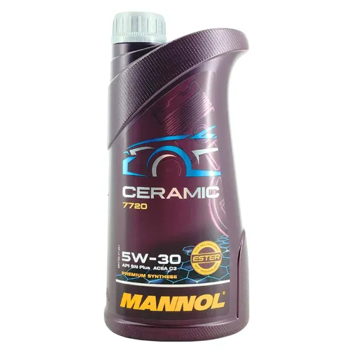 1L MANNOL Ceramic 5W-30 7720 Motoröl für API SN Plus ACEA C3 BMW LL VW dexos2