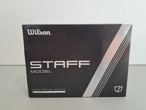Wilson Staff Model Golfball - Unisex-Adult, White - Golfzubehör für Damen und Herren, ideal für präzise Schläge und optimierte Performance auf dem Platz.
