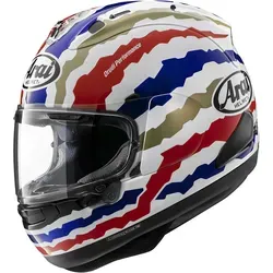 Arai RX-7V Evo Helm Doohan Jubilee Rstyl - Replica Größe S - Premium Motorradhelm mit PB-SNC² Außenschale und innovativem VAS-System für optimale Sicherheit. Ausgestattet mit antimikrobiellem Innenfutter und verbesserter Belüftung für angenehmes Tragen.