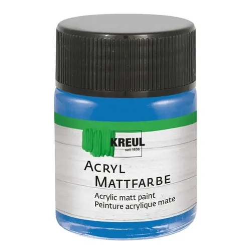 Kreul Acryl Mattfarbe Enzianblau 50ml 100ml/7,18 Euro