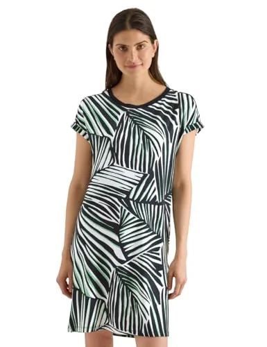 Cecil Damen Knielanges Kleid aus Jersey in grün von CECIL