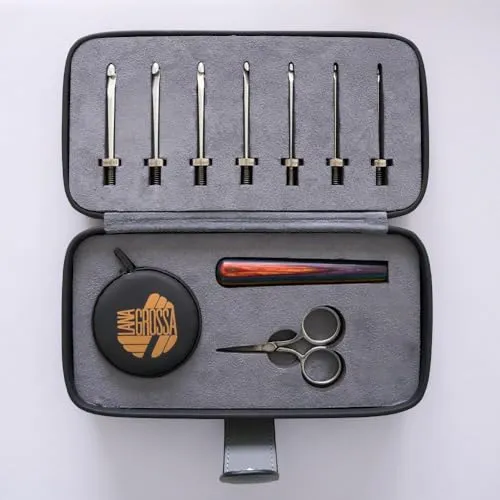 Lana Grossa Vario Häkelnadel-Set Holzgriff von LANA GROSSA