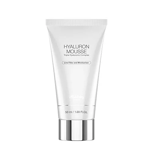 Vitabay Hyaluron Mousse 50 ml • Feuchtigkeitsspendende Tagespflege mit 3-fach Hyaluronsäure 50 ml