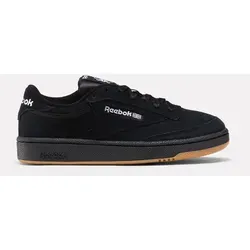 Reebok Unisex Club C 85 Sneaker - Cblack Ftwwht Rbkle3, 41 EU - Herren-Sneaker mit strapazierfähigem Leder-Obermaterial, weichem Tragegefühl und abriebfester Gummi-Außensohle für optimalen Komfort und Langlebigkeit.