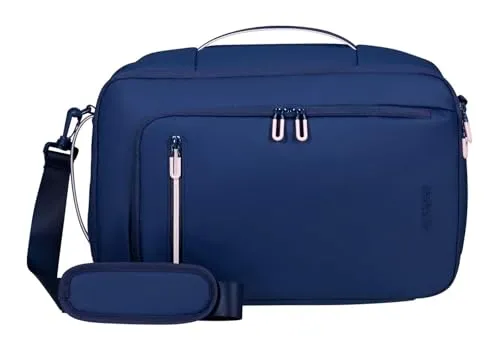 American Tourister Puffypop - Damen Untersitz Handgepäck (40 x 25 x 20 cm, 21 L, 0.70 kg) - Vielseitige 3-Way Kabinentasche, Flugzeug-Rucksack mit Laptopfach 14