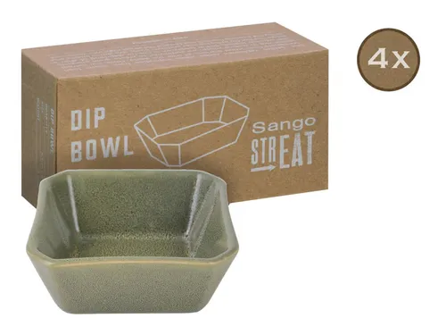 CreaTable - Streat Food - Dip Bowl 4-tlg (Grün)