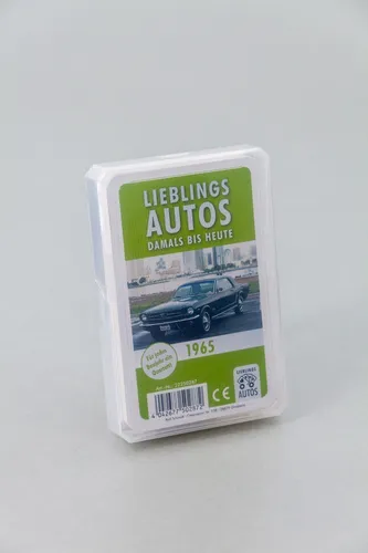 Auto Quartett 1965 Baujahr Geburtsjahr 61. Geburtstag Geschenk Spielkarten Neu