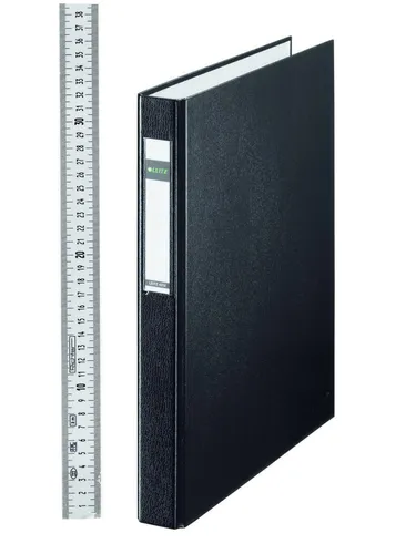 LEITZ Ringbuch 4-Ringe DIN A4 4 cm schwarz 42120095