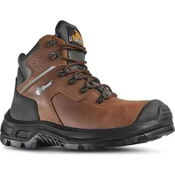 U-Power Sicherheits-STIEFEL HELSINKI ESD S3 CI SRC, Größe 48 - Arbeitsschuhe mit WOW-Effekt, wasserabweisendes Pull-Up Leder, durchtrittsichere Zwischensohle und rutschhemmende Sohle für besten Schutz und Komfort.