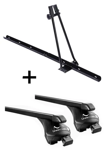 Fahrradträger ORION + Relingträger Quick Stahl L für BMW X1 (E84)