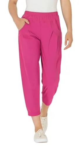 Stehmann Rachell-650: Leichte Sommerhose mit Faltendetails - Stylische Sommerhose mit elastischem Bund und praktischen Eingrifftaschen. Ideal für warme Tage, bietet sie Komfort und eine perfekte Passform für jeden Anlass.