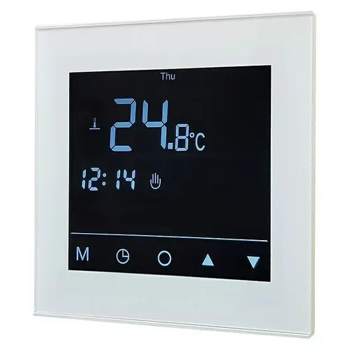 Wandthermostat Heizung Smart - WLAN Raumthermostat für Fußbodenheizung, steuerbar über Smartphone, Alexa & Google Home, präzise Temperaturregelung und benutzerfreundliche Bedienung
