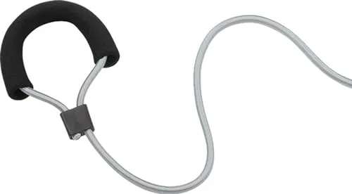 Deuser Zugseil, Expander mit Haken - EXTRA STARK für vielseitiges Training - Widerstandsbänder, ideal für Ski-Langlauf, Schwimmen, Sprinten & Triathlon. Hochwertiges Material mit 20-50 kg Zugstärke, inklusive Trainingsanleitung für sofortigen Trainingsstart.