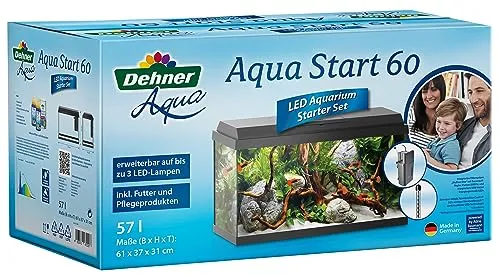 Dehner Aqua Aquarium-Set Aqua Start 60, schwarz von DEHN