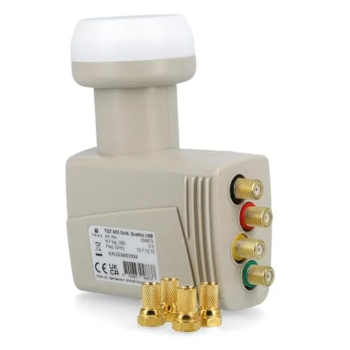 Triax Quattro LNB + 4X F-Stecker