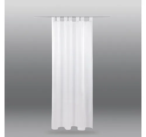 Bestlivings Gardine Noella (1 St), Schlaufen, transparent, Sichtschutz 140x245cm transparente Scheibengardine in versch. Farben