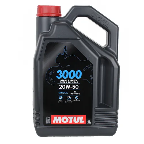 MOTUL 3000 4T 20W-50 Motorrad Motoröl - Mineralisches 4-Takt HD Öl für Motorräder, bietet hervorragenden Korrosionsschutz und ist ideal für Harley-Davidson® geeignet.