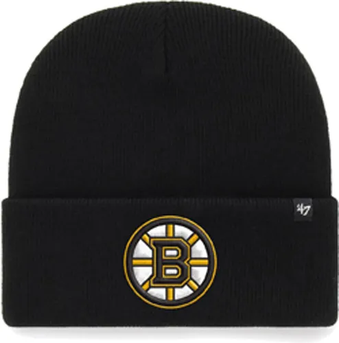 Brand Boston Bruins Black Haymaker NHL Cuff Knit Beany Beanie One Size 47