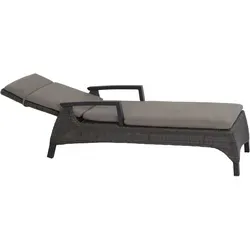 Siena Garden Liege (164 cm) (L18932) - Gartenliege aus robustem Material, ideal zum Entspannen im Garten oder auf der Terrasse, mit verstellbarem Rückenlehnen für optimalen Komfort.