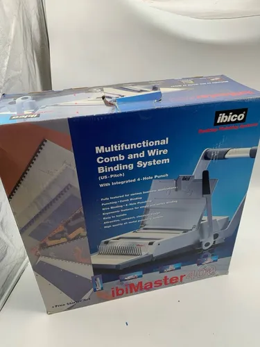 ibico ibiMaster 400 | Multifunktionales Binde- & Stanzsystem | 21-Loch (US-Pitch