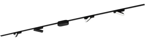 BRILONER Schienensystem Luxtrail Komplettset - Leuchtbänder-Schienen mit 4 schwenkbaren LED Tracklights für flexible Ausleuchtung, ideal für kreative Lichtgestaltung in jedem Raum.