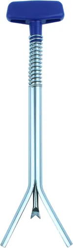 Aaltöter aus Stahl mit Feder Aalstecher Fischtöter Aal Töter Aalgreifer Aal