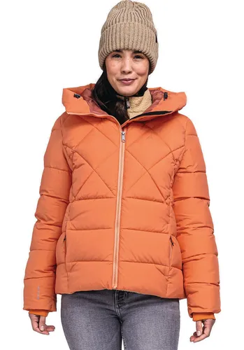 Schöffel Isolations-Winterjacke Boston Insulated - Schöffel Outdoorbekleidung, superleichte und winddichte Isolationsjacke für Damen, ideal für Outdoor-Aktivitäten und stürmisches Wetter, mit fixen Kapuze und praktischen Reißverschlusstaschen.
