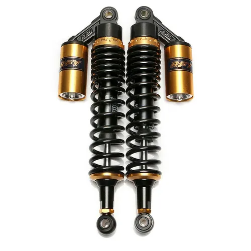 Zaddox Motorrad Stoßdämpfer 380mm Universal RS2G - Paar - Hochwertige Zaddox Stoßdämpfer für Motorräder, 380mm, bieten optimale Dämpfungseigenschaften und verbesserte Fahrstabilität für ein sicheres Fahrgefühl.
