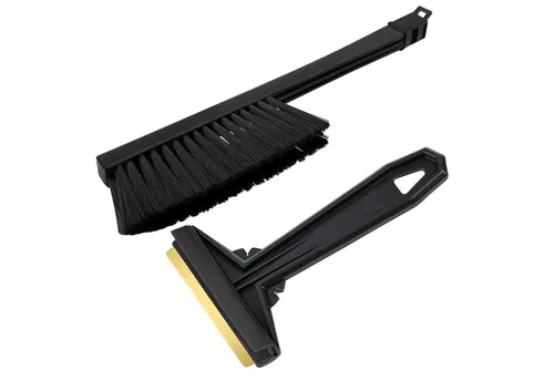 L & P Car Design Eiskratzer Auto 1 Set Eisschaber 165 mm + Schneebürste 395 mm Messingklinge Original Murska