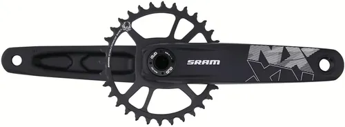 Sram NX Eagle Dub B148 Kurbel – Schwarz, 32 - Kurbel & -garnituren mit revolutionärer Eagle Technologie für ein leichtes und starkes Mountainbike-Erlebnis, optimal für jedes Gelände und 100% kompatibel innerhalb der Eagle Familie.