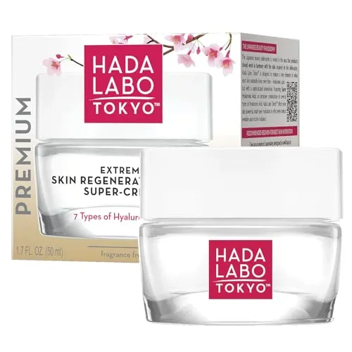 Produktbild Hada Labo Tokyo Premium Nachtcreme Anti Aging Feuchtigkeitscreme mit Hyaluronsäure für strahlende Haut 50ml