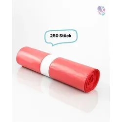 Extra reißfeste Qualitäts-Müllsäcke 120 Liter, rot in rot von Blanc Hygienic