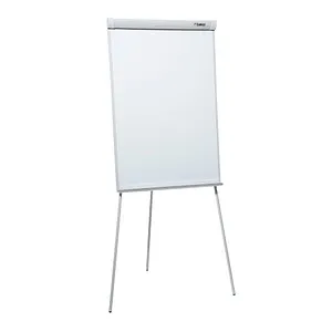 DAHLE Flipchart Konferenz - Mobil und Höhenverstellbar - Tafel-Flipchart mit magnetischer, beschreibbarer Oberfläche und stufenloser Höhenverstellung für flexibles Präsentieren. Ideal für lebendige Kommunikation in Meetings.